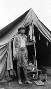 Hiram Bingham at the Main Camp, September 1912
