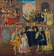Union of the Imperial Inca Descendants with the Houses of Loyola and Borgia, 1718, Peruvian, Cuzco School